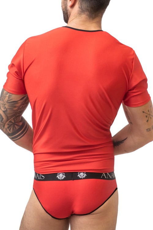 Men T-Shirt 053508 red - L