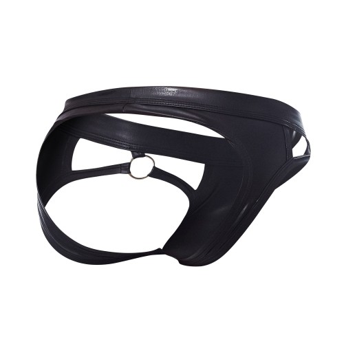 schwarzer Wetlook Jockstrap BL4CK02 - S