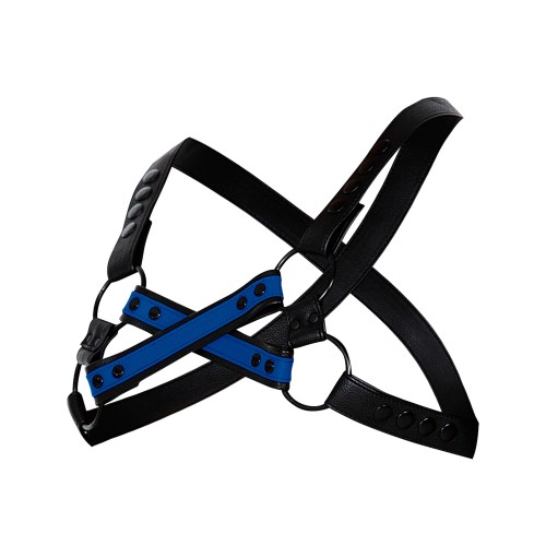 black/blue chest harness 06 - OS