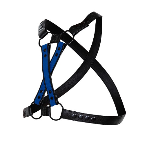 black/blue chest harness 06 - OS