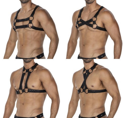 black chest harness 06 - OS