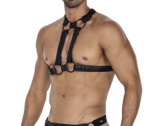 black chest harness 06 - OS