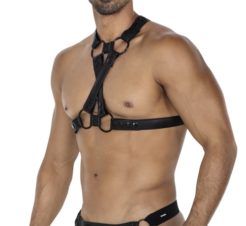 black chest harness 06 - OS