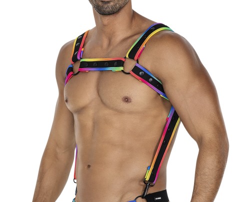 multicolor chest harness 05 - OS