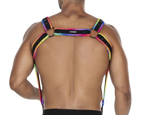 multicolor chest harness 05 - OS