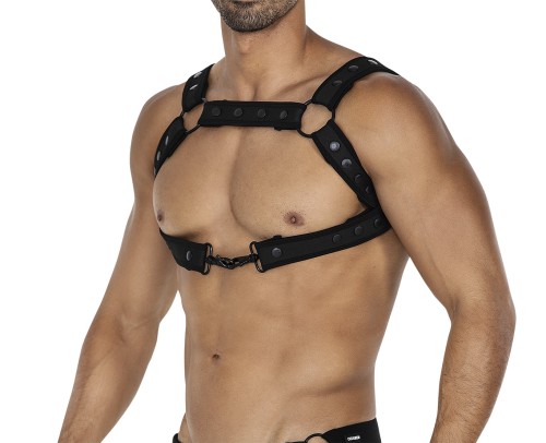 black chest harness 05 - OS