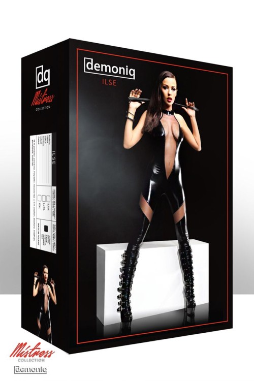 Schwarzes Catsuit Ilse L Xl Von Demoniq Mistress Collection De L Xl