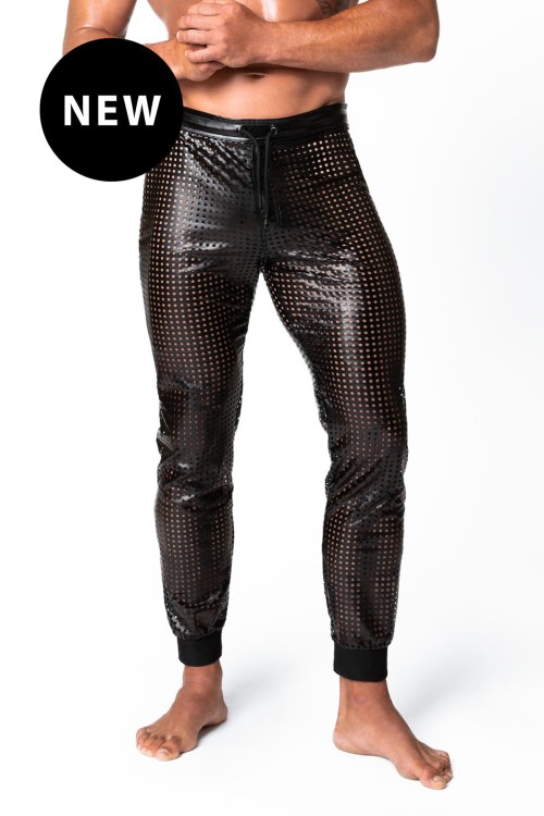 long wetlook pants H078 - M