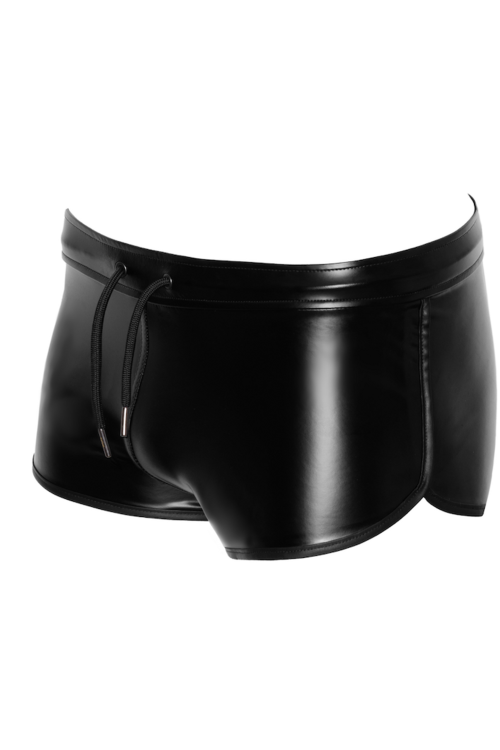 black wetlook Shorts H080 - 3XL