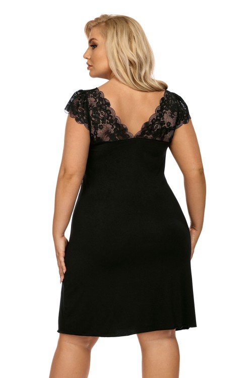 black Nightdress H181417 - 5XL