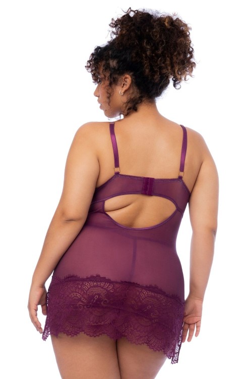 wine red Nighty - MAL7554XWINE - 3XL/4XL