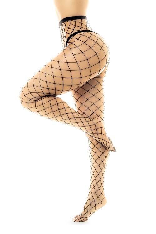 fishnet tights - MAL1106BLK - S/M