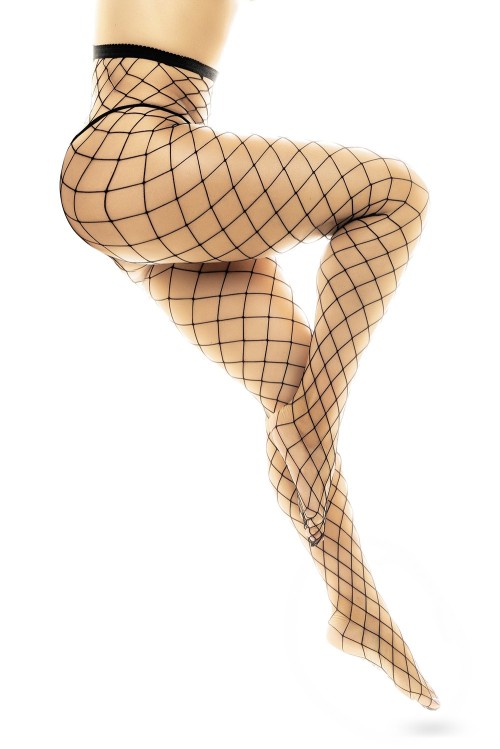 fishnet tights - MAL1106BLK - S/M