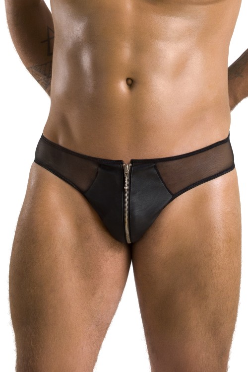 schwarzer Herren Slip 042 - L/XL