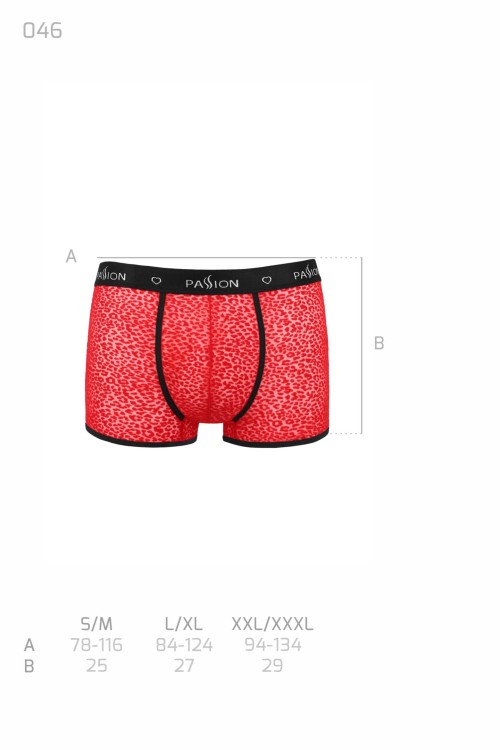 rote Herren Shorts 046 - L/XL