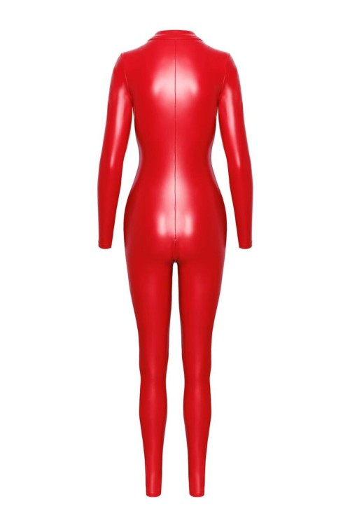 F353 Orgia red powerwetlook overall - XL