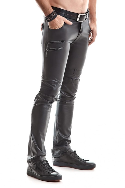 lange Herren Hose RMTommaso001 schwarz - M