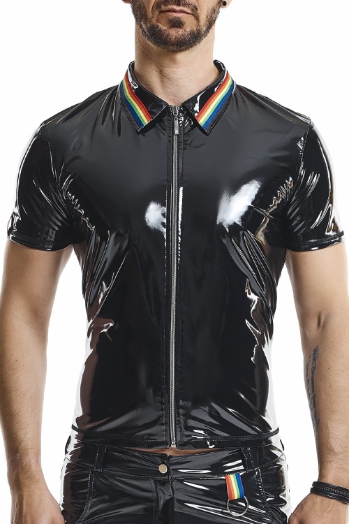 PVC Herren Polo Shirt RMRemigioRBW schwarz - XL