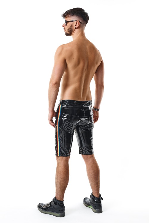 Herren PVC Shorts RMUmbertoRBW schwarz - M