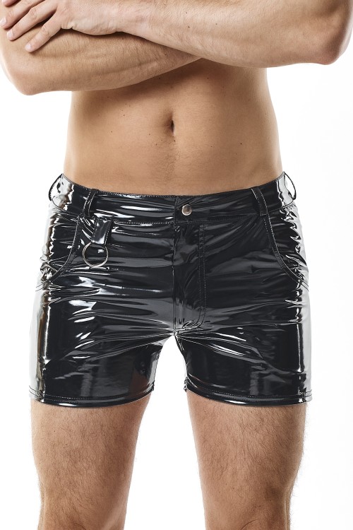 Herren PVC Shorts RMFabianoPVC schwarz - 2XL