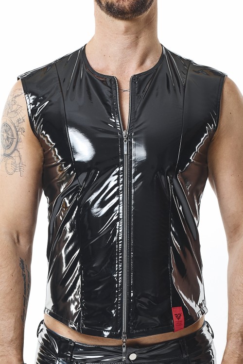 PVC vest RMOtelloPVC black - XL