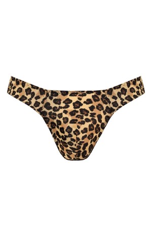 Herren String 052815 Leopard - S