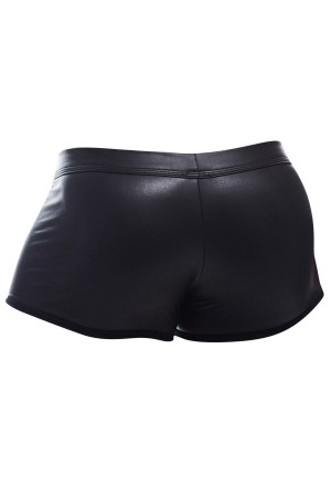 black wetlook mini pants BL4CK03 by Cut4Men