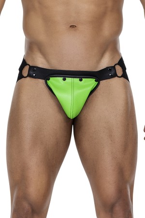 neon green/black Jock Snap - S/M