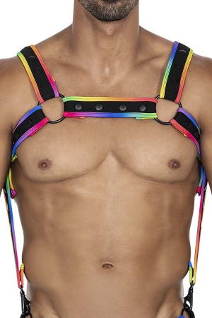 multicolor chest harness 05 by Cut4Men