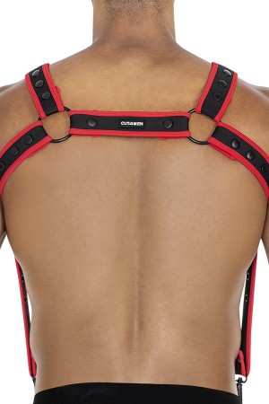 black/red chest harness 05 by Cut4Men