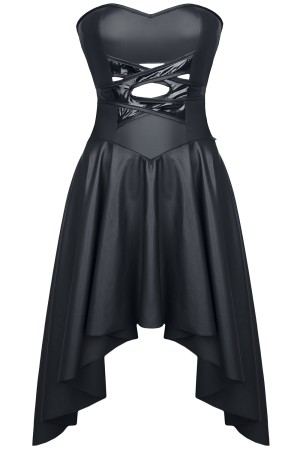 schwarzes Kleid DE438 - M von Demoniq