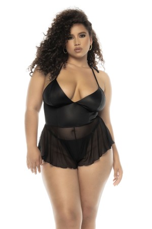 schwarzer Body - MAL7547XBLK - XL/2XL