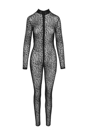 F285 Catsuit im Leoparden-Look - L