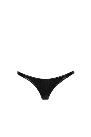 P009 Snake wetlook thong - S