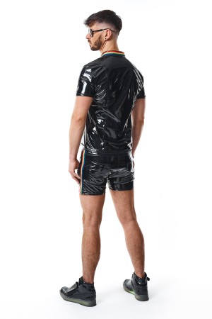 PVC Polo Shirt RMRaffaeleRBW schwarz von Pride Festih Line