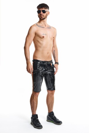 PVC Shorts RMUmbertoRBW black by Pride Festih Line