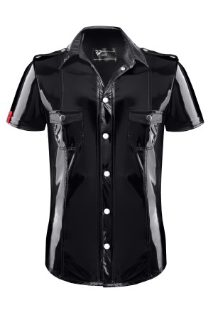 PVC Herren T-Shirt RMLeonardoPVC schwarz - 2XL