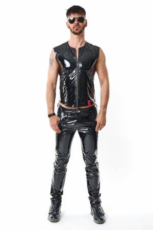 PVC Herren Weste RMOtelloPVC schwarz von nextGEN Collection