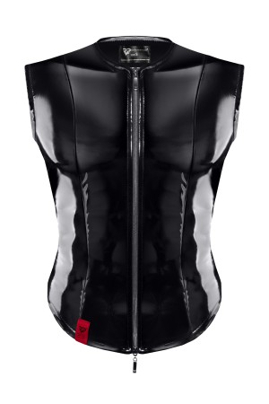 PVC vest RMOtelloPVC black - M