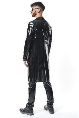 Midi Vinyl Coat RMStefanoPVC black by RFP nextGEN Collection