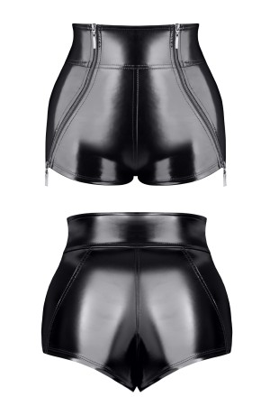 black vinyl Shorts TDMona001 - M